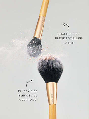 double-ended powder brush