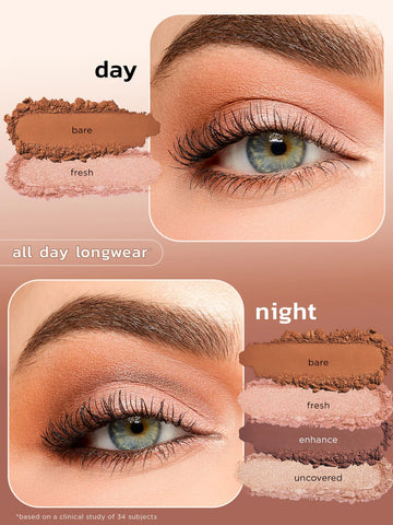 exposed Amazonian clay travel palette