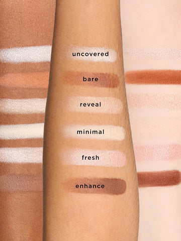 exposed Amazonian clay travel palette