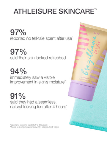 Brazilliance™ PLUS+ self-tanner with mitt