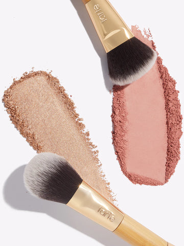 double-ended cheek brush