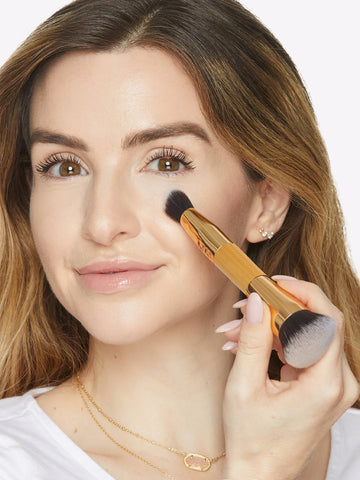 shape tape™ double-ended complexion brush