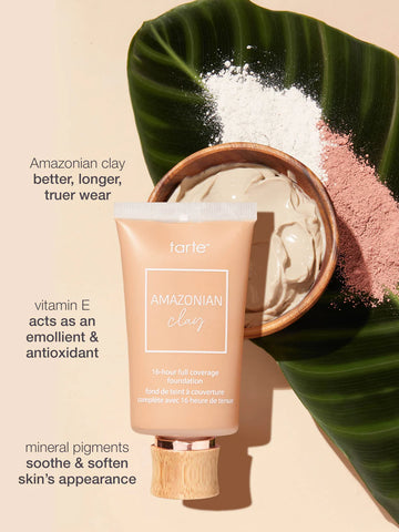 travel-size Amazonian clay 16-hour full coverage foundation