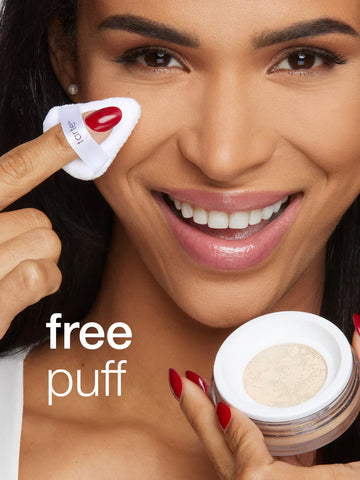 travel-size creaseless setting & brightening powder