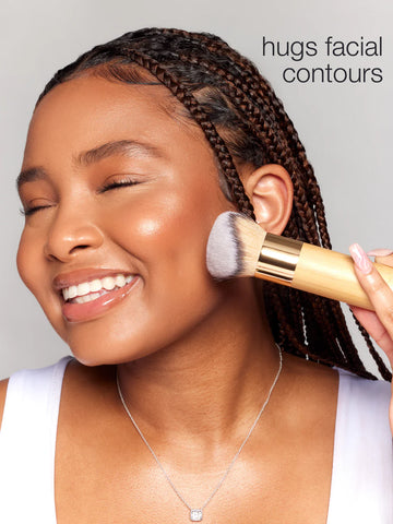 angled complexion brush