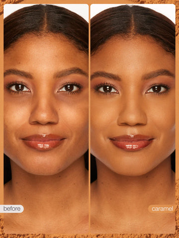 travel-size creaseless setting & brightening powder